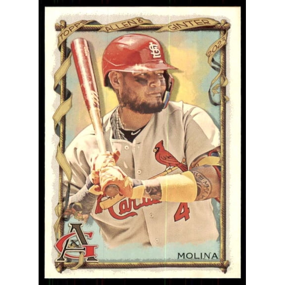 2023 TOPPS ALLEN AND GINTER #75 YADIER MOLINA ST. LOUIS CARDINALS