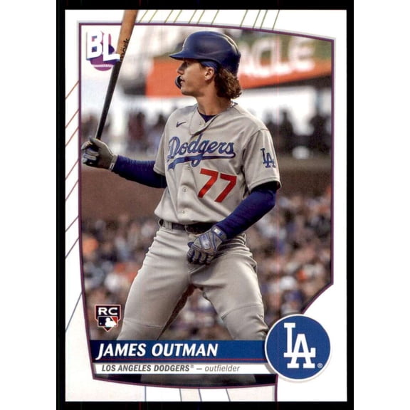 2023 TOPPS BIG LEAGUE #18 JAMES OUTMAN RC LOS ANGELES DODGERS