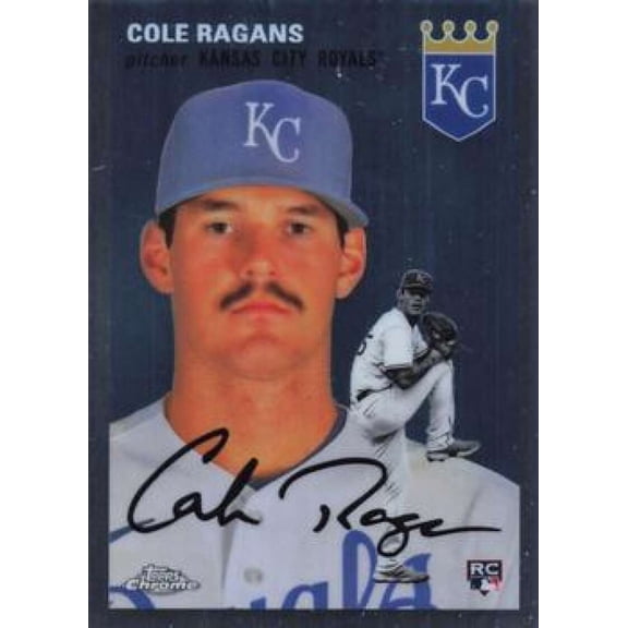 2023 TOPPS CHROME PLATINUM ANNIVERSARY #170 COLE RAGANS RC KANSAS CITY ROYALS