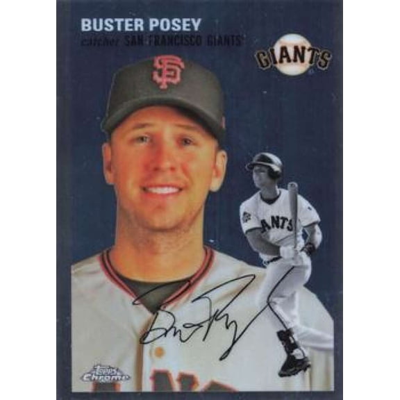 2023 TOPPS CHROME PLATINUM ANNIVERSARY #456 BUSTER POSEY SAN FRANCISCO GIANTS