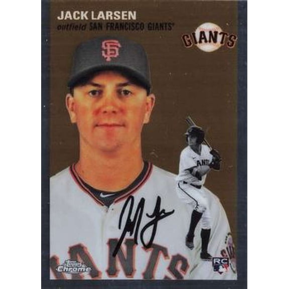 2023 TOPPS CHROME PLATINUM ANNIVERSARY #89 JACK LARSEN RC SAN FRANCISCO GIANTS