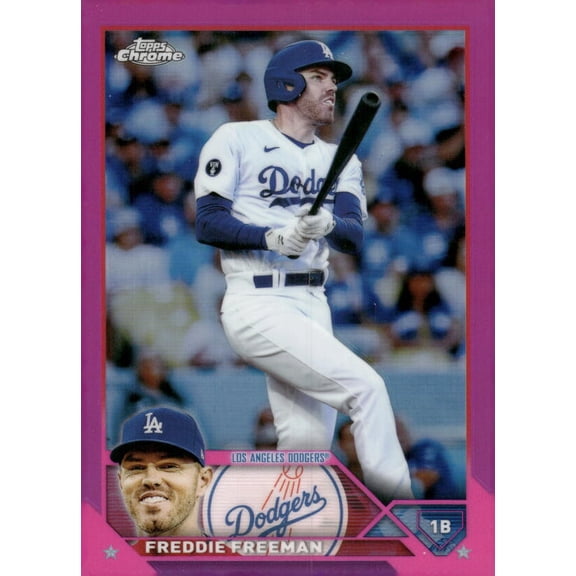 2023 TOPPS CHROME REFRACTOR PINK #5 FREDDIE FREEMAN LOS ANGELES DODGERS
