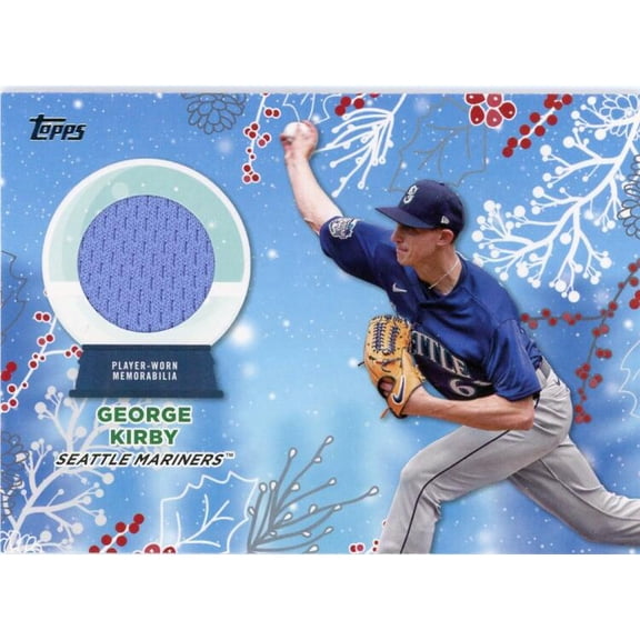 2023 TOPPS HOLIDAY RELICS #RC-GK GEORGE KIRBY RELIC SEATTLE MARINERS