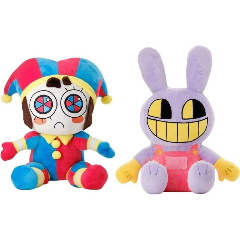 2023 The Amazing Digital Circus Plush, 2 Pcs Pomni and Jax Plushies Toy for  TV Fans Gift, Cute Stuffed Figure Doll for Kids Adults, Birthday Halloween  Christmas Choice for Boys Girls 