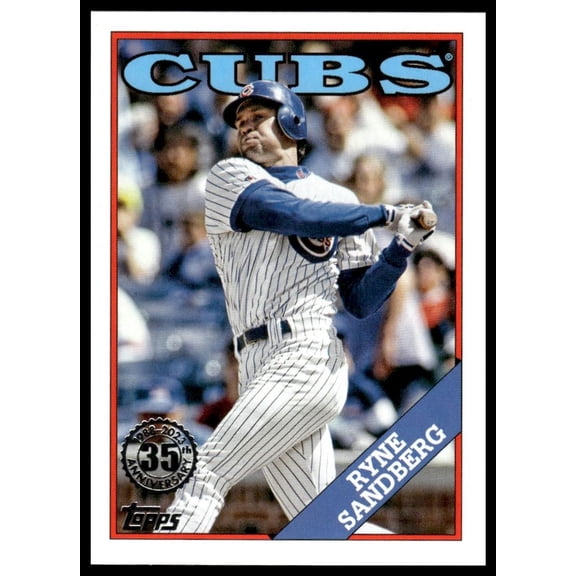 2023 Topps 1988 Topps Baseball 35th Anniversary Ryne Sandberg Cubs T88-92 Baseball Card