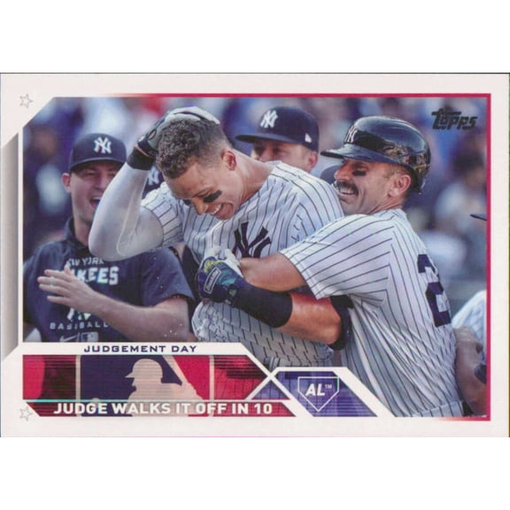 2023 Topps #245 Aaron Judge New York Yankees  Series 1 MLB Baseball Trading Card
