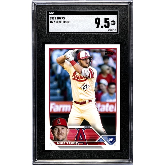 2023 Topps #27 Mike Trout SGC 9.5