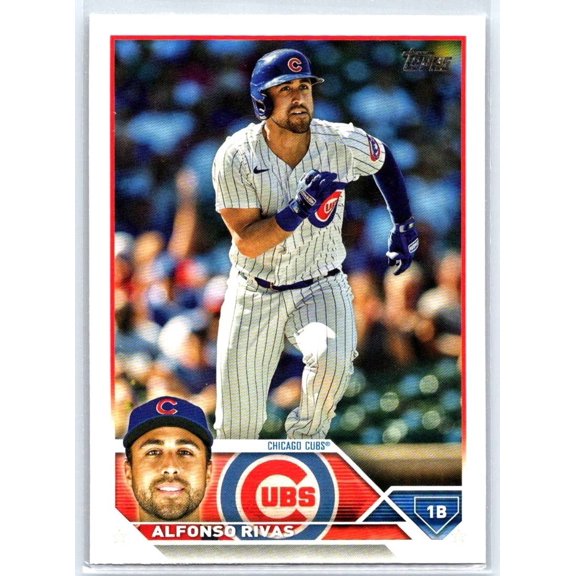 2023 Topps #332 Alfonso Rivas Chicago Cubs Baseball Card Near Mint