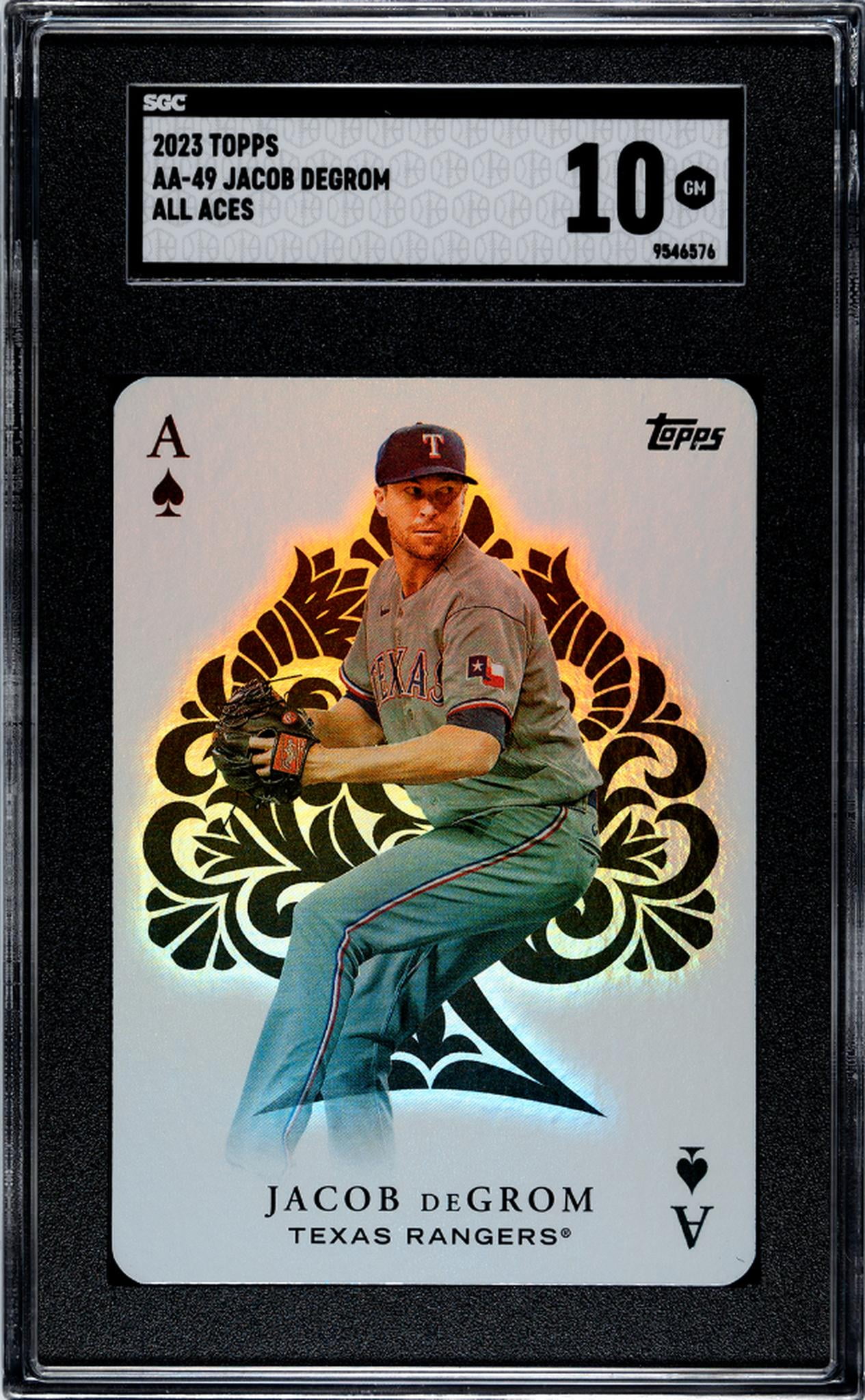 2023 Topps All Aces Jacob deGrom #AA-49 SGC 10 - Walmart.com 2023 Topps All Aces Jacob deGrom #AA-49 SGC 10 - Walmart.com