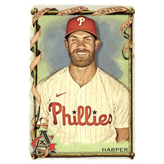 2023 Topps Allen & Ginter Baseball Card Bryce Harper #60 Philadelphia Phillies