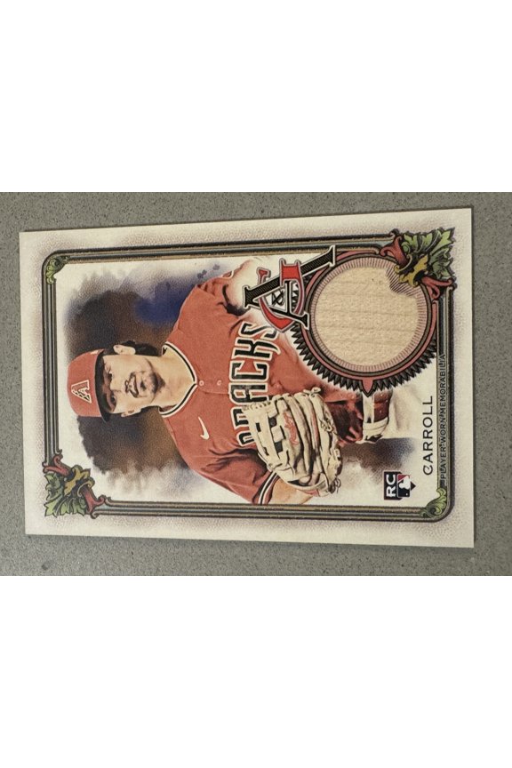 2023 Topps Allen & Ginter Corbin Carroll Arizona Diamondbacks Full-Size Relics Series A #AGRA-CC Baseball Card