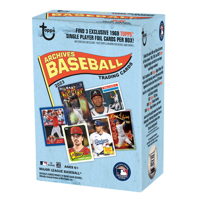 BLAST BASEBALL 箱無し Topps 2023 Bowman Baseball Trading Card Blaster Box, 6 Packs