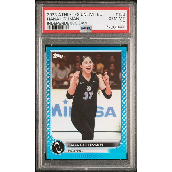 2023 Topps Athletes Unlimited Hana Lishman #138 PSA 10