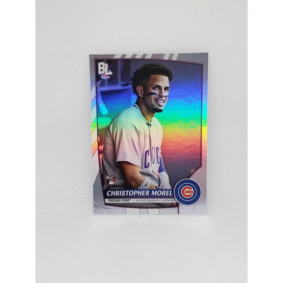 2023 Topps Big League Rainbow Foil RC Christopher Morel #210 Chicago Cubs Baseball Card