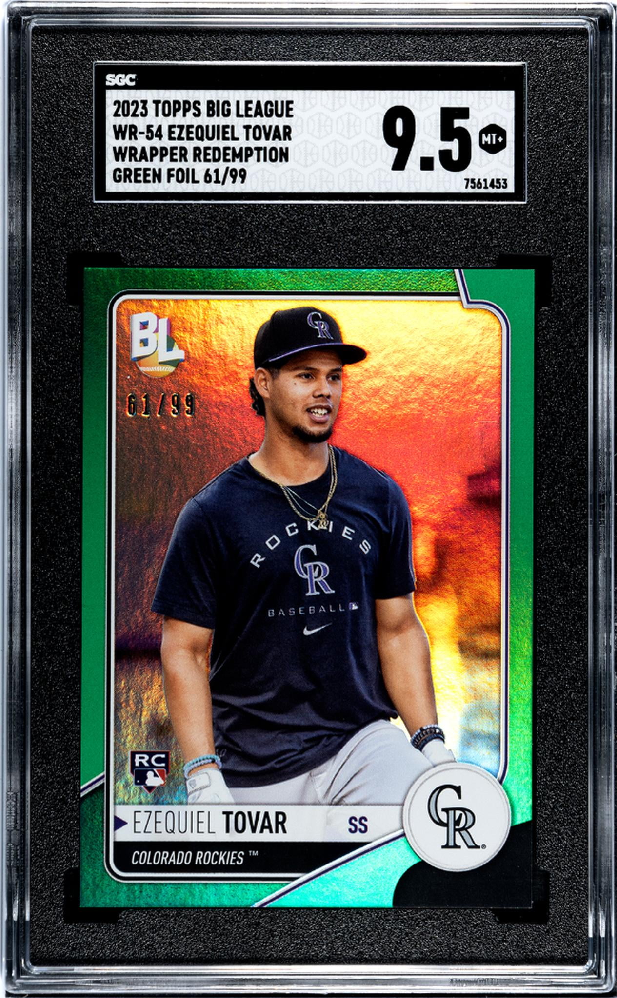 2023 Topps Big League Wrapper Redemption Ezequiel Tovar #WR-54 RC