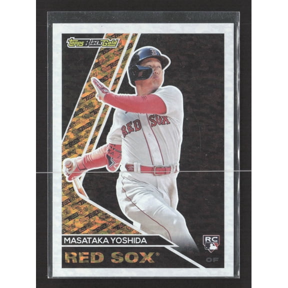 2023 Topps Black Gold Masataka Yoshida RC Baseball Trading Card Boston Red Sox BG-8