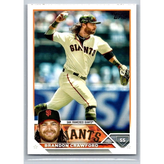 2023 Topps Brandon Crawford No 66 San Francisco Giants Baseball Card