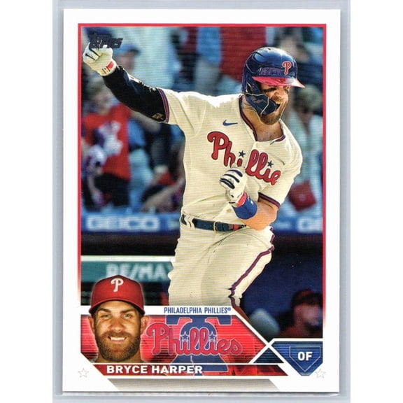 2023 Topps Bryce Harper #3 Philadelphia Phillies Baseball Card