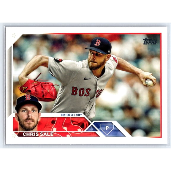 Near Mint 2023 Topps #333 Chris Sale Boston Red Sox Baseball Card