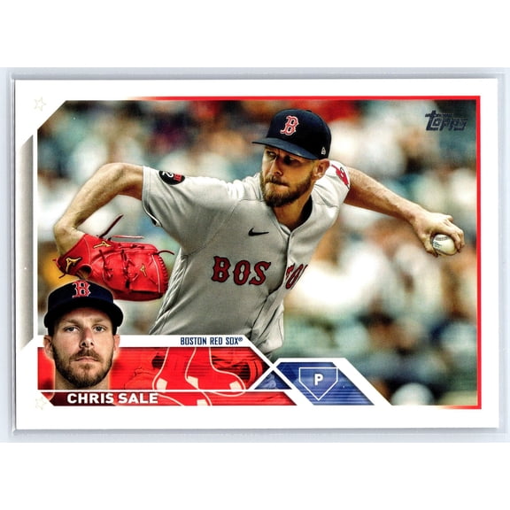 Near Mint 2023 Topps #333 Chris Sale Boston Red Sox Baseball Card