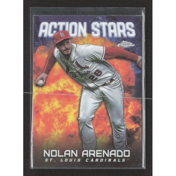 2023 Topps Chrome Action Stars Action Stars Nolan Arenado ASC-21 Baseball Card
