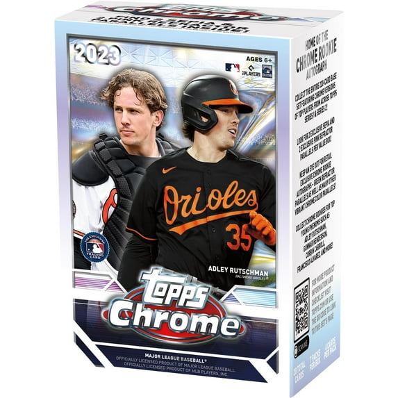 2023 Topps Chrome Baseball Factory Sealed Value Box - Direct from Topps