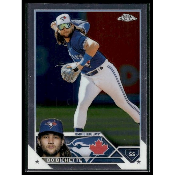 2023 Topps Chrome Bo Bichette #11 Toronto Blue Jays Baseball Card