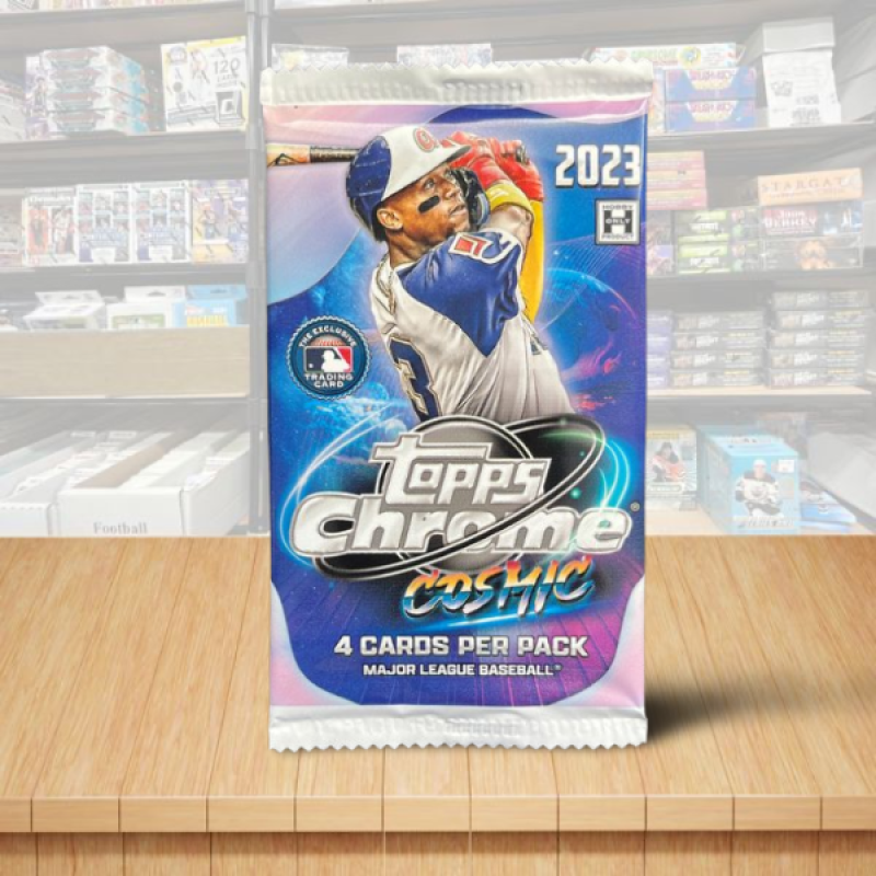 2023 Topps Chrome Cosmic Sealed Baseball Hobby Pack Look for Nucleus