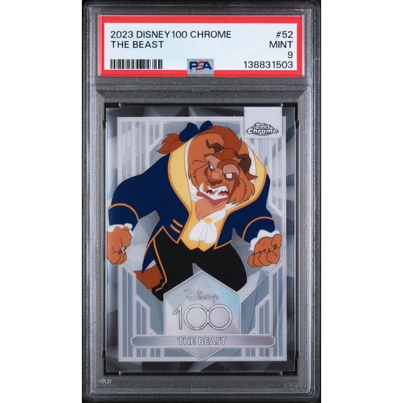 2023 Topps Chrome Disney100 the Beast #52 PSA 9
