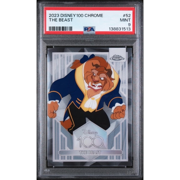 2023 Topps Chrome Disney100 the Beast #52 PSA 9