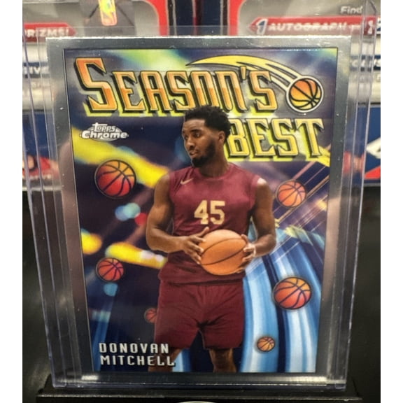 2023 Topps Chrome Donovan Mitchell #SB 3 Chrome Insert