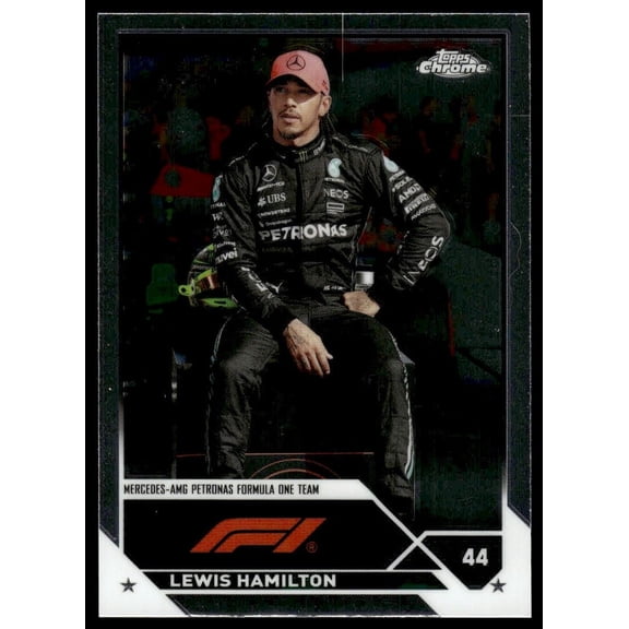 2023 Topps Chrome F1 Lewis Hamilton #22 Mercedes-AMG Petronas Formula One Team