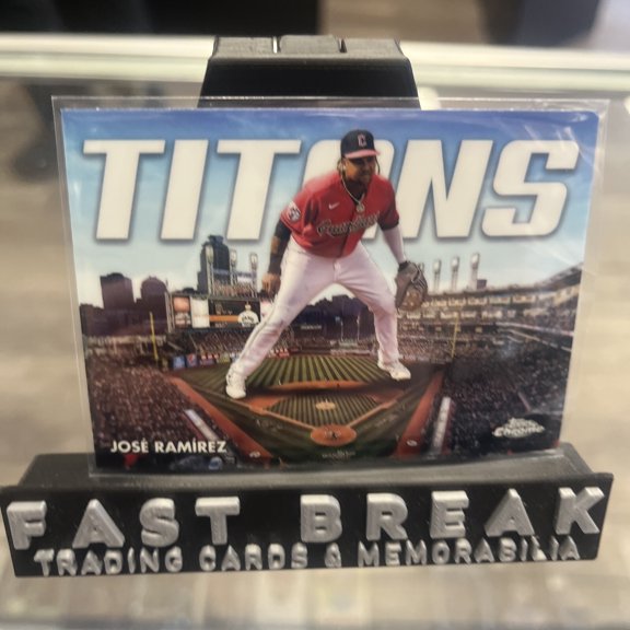 2023 Topps Chrome Titans Jose Ramirez CT-8 Cleveland Guardians Baseball Card