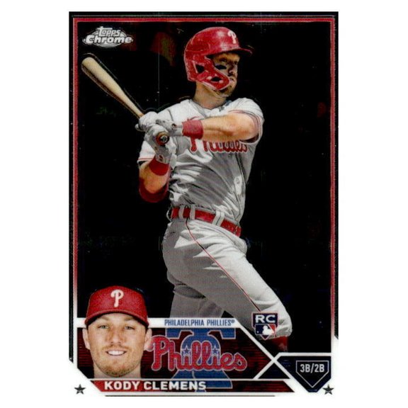 2023 Topps Chrome Kody Clemens RC #135 Philadelphia Phillies Baseball Card