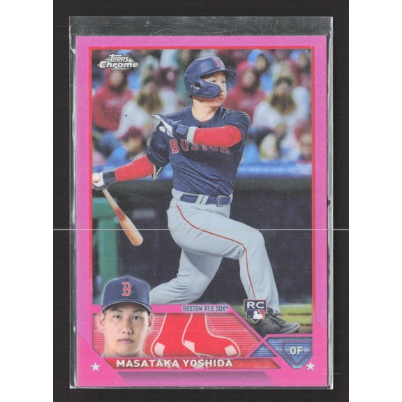 2023 Topps Chrome Masataka Yoshida #167 Pink Refractor RC