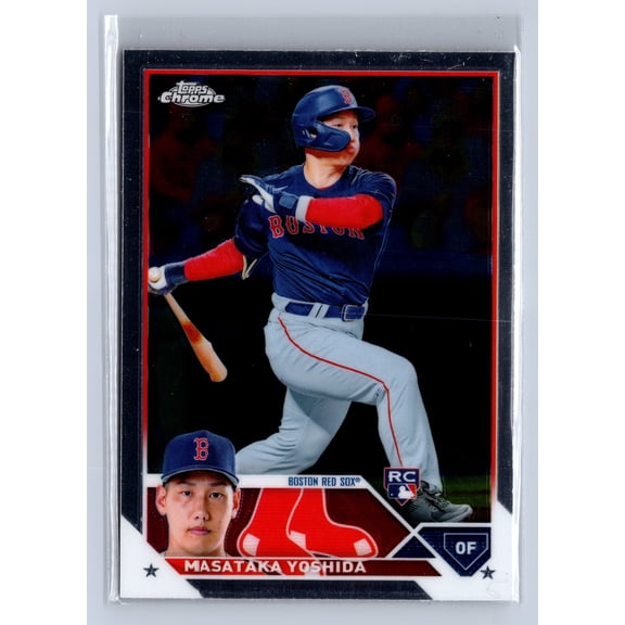 2023 Topps Chrome Masataka Yoshida #167 RC Boston Red Sox Baseball Card