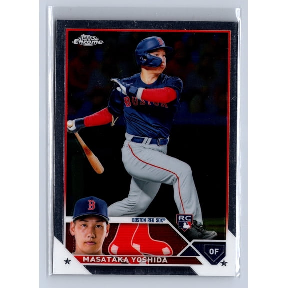 2023 Topps Chrome Masataka Yoshida RC #167 Boston Red Sox Baseball Trading Card