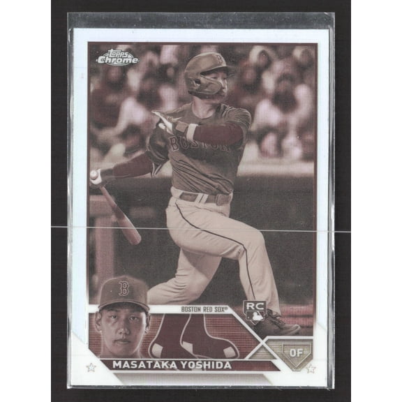 2023 Topps Chrome Masataka Yoshida #167 Sepia Refractor RC