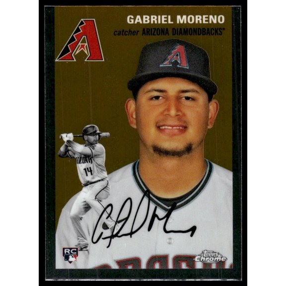 2023 Topps Chrome Platinum Anniversary Gabriel Moreno #9 RC Arizona Diamondbacks MLB BASEBALL Trading Card
