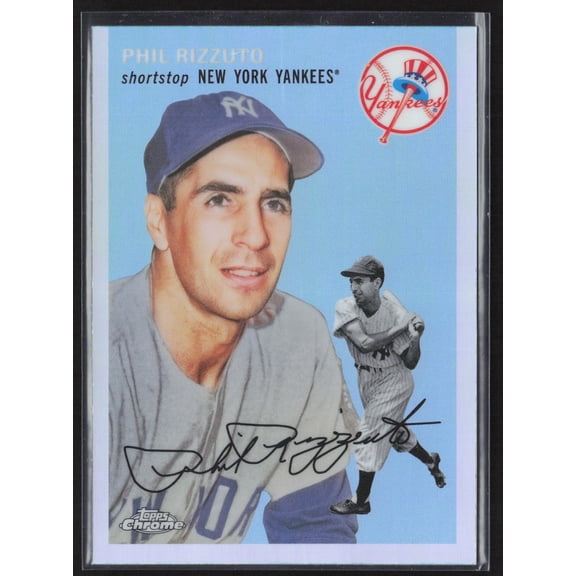 2023 Topps Chrome Platinum Anniversary Phil Rizzuto NY Yankees #301 Near Mint Baseball Card