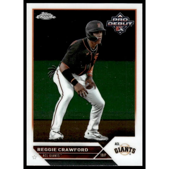 2023 Topps Chrome Pro Debut Reggie Crawford #PDC-200