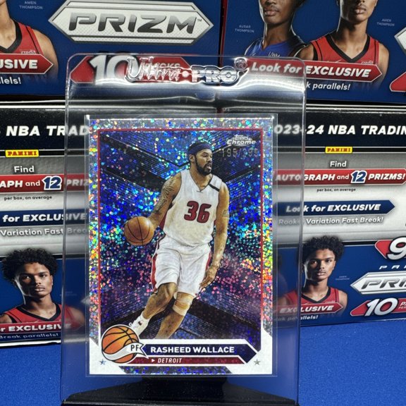2023 Topps Chrome Rasheed Wallace #19 Chrome Parallel/Variety Base Set