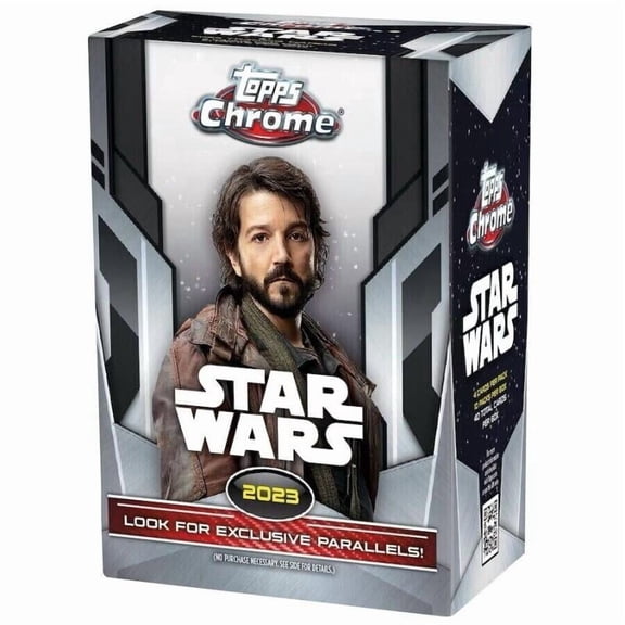 2023 Topps Chrome Star Wars Factory Sealed Blaster Box 10 Packs