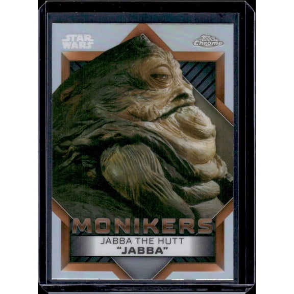 2023 Topps Chrome Star Wars Monikers M-18 English Excellent Trading Card