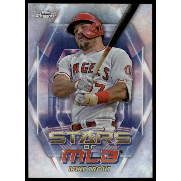 2023 Topps Chrome Stars of MLB Mike Trout #SMLBC-2