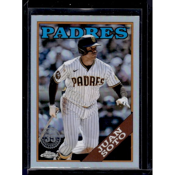2023 Topps Chrome Update Juan Soto #88CU-3 1988 Topps Baseball 35th Anniversary