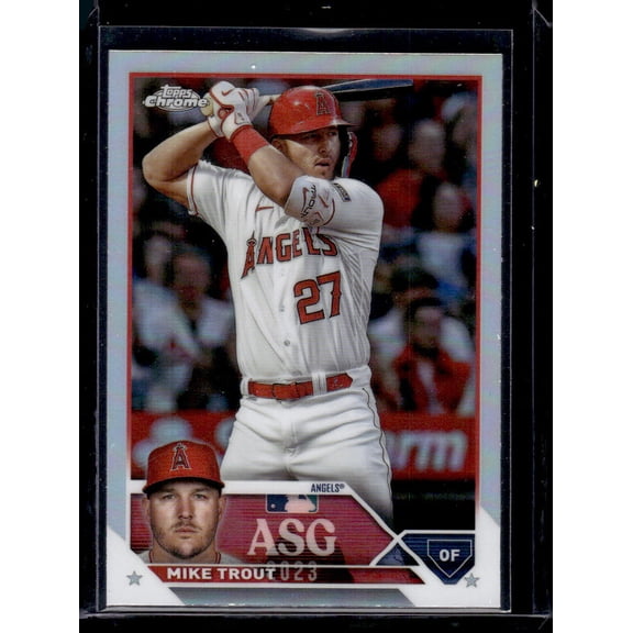 2023 Topps Chrome Update Mike Trout #ASGC-18 2023 All-Star Game