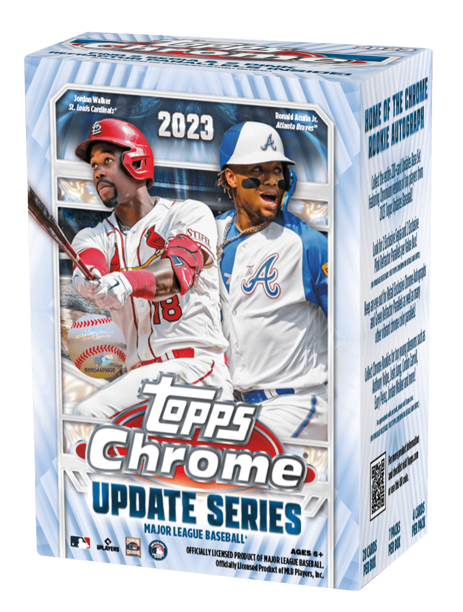 2023 Topps Chrome Updates Baseball Blaster Box Trading Cards