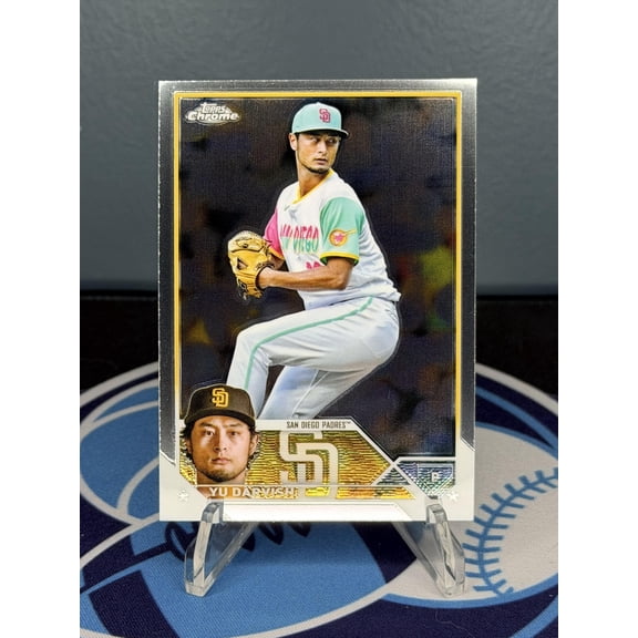 2023 Topps Chrome Yu Darvish San Diego Padres #26 Baseball Card