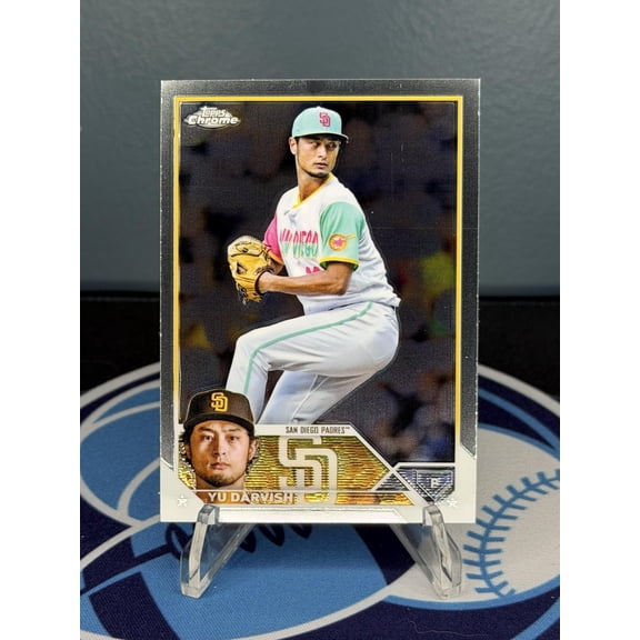 2023 Topps Chrome Yu Darvish San Diego Padres #26 Baseball Card